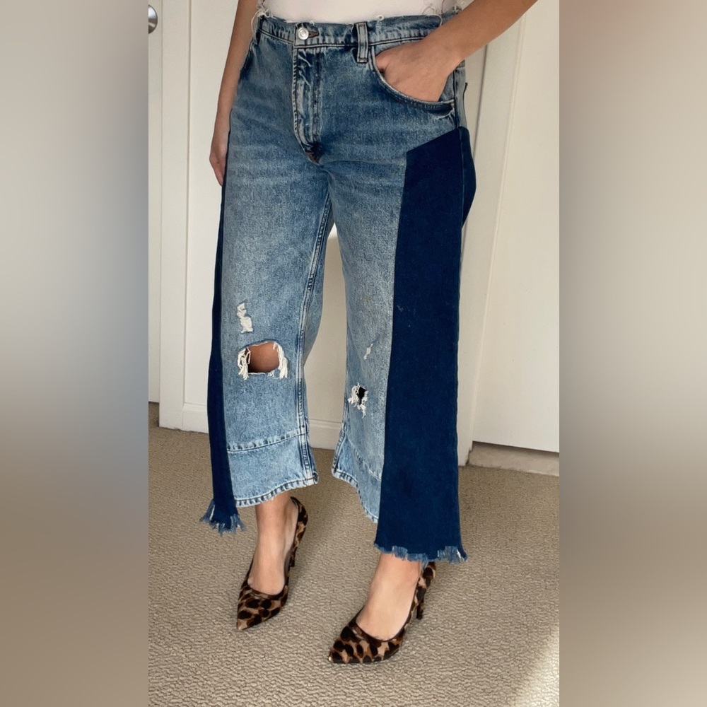 Zara TRF Distressed Jeans